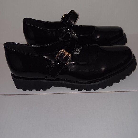 JONES NEW YORK TALTEN MARY JANE FAUX PATENT LEATHER SHOES - Picture 4 of 11